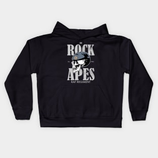 RAF Regiment Rock Apes (distressed) Kids Hoodie